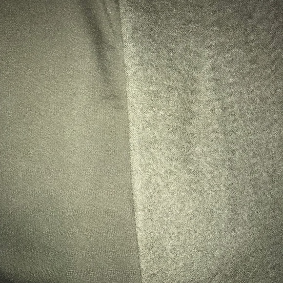 COS Moss Green Wool and Jersey Contrast Trapeze Tunic Dress - Size Medium - Picture 9 of 11